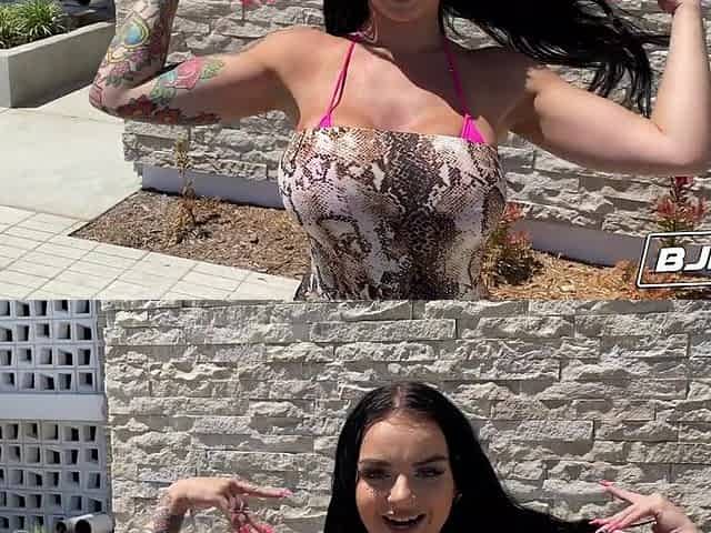 Payton Preslee use her giant titties and her sloppy throat to drain my balls