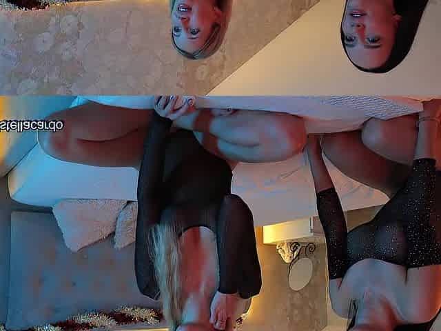 2 nice-looking teen doxies tease us in their nasty underware