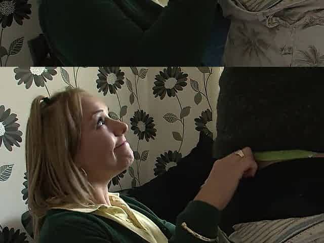 Large butt blond gets pounded from behind