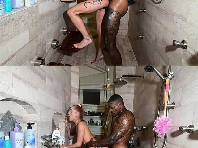 BBC Gym Coach Drilling His Client Tight Wet Pussy And