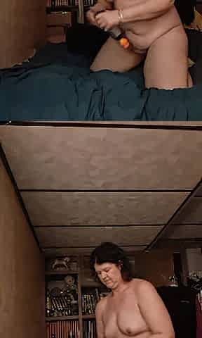 Savage sexy mom solo masturbation