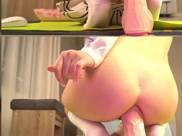 UNFATHOMABLE ANAL SEX WITH A LARGE SEX TOOL FROM AN ORIENTAL HOTTY - Queenelia