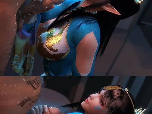 Feng Qing Er Animated and Voluptuous - 3D Animation