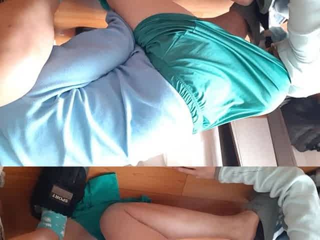 Dirty Lesbian Pussy and Ass Eating Sandwich