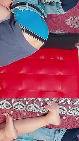 I Caught My Stepmom Resting on the Bed... I Couldn't Resist Touching Her