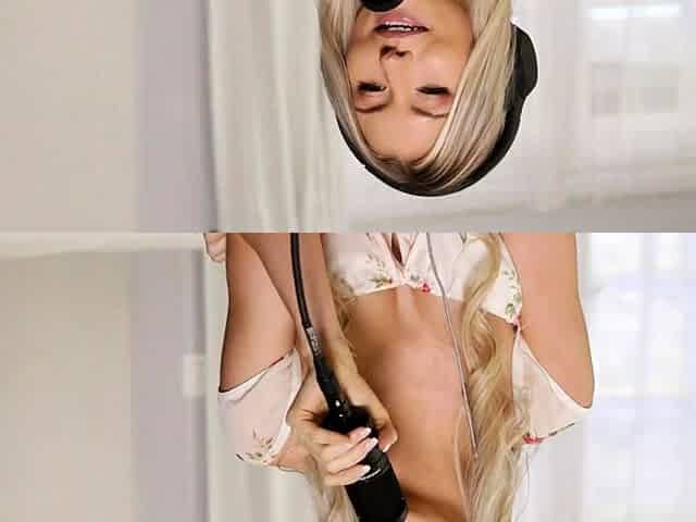 Blonde teen getting her pussy licked by girlfriend