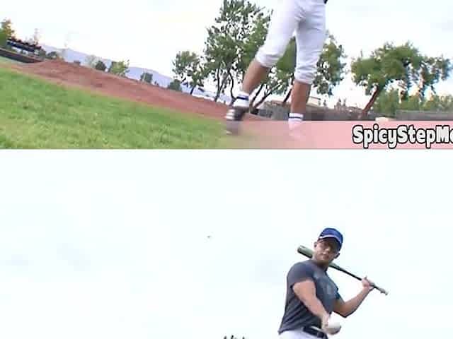 Redhead Stepma Wants To Learn Baseball With Mikey Butders And Kylee Strutt