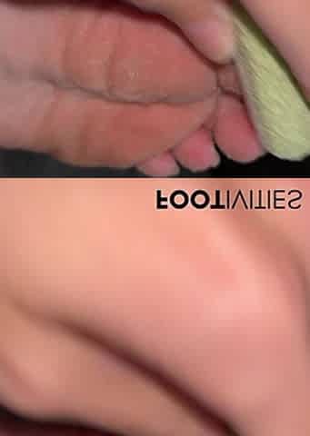 Asmr Foot Scrubbing and Oily Feet POV