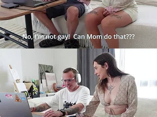 Step Mommy Interrupted My Game And Took My Jock Unfathomable On The Chair