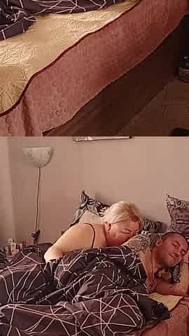 Shared a Bed with My Stepmom Fucked Her in Her Mouth and Pussy Doggy Style