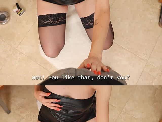 Smoking Wetlook Bitch! You Have Exactly One Cigarette Long!