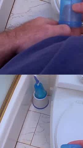 Helping stepson to get a sperm sample with my ass and pussy