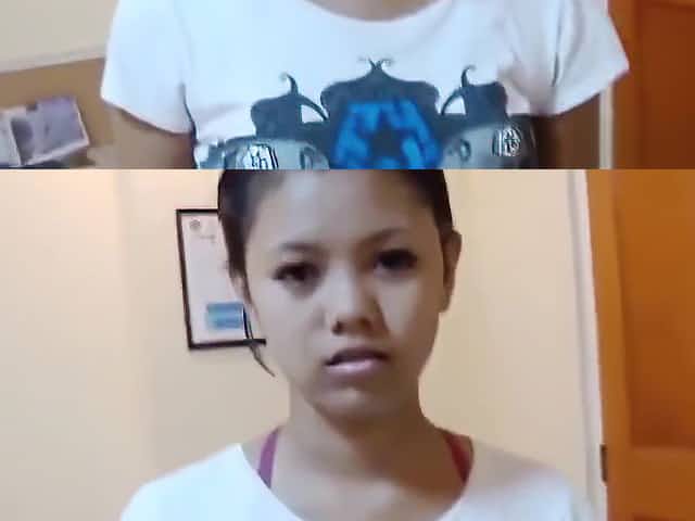 Lean tight-bodied Filipina teen with cute braces fucked hard