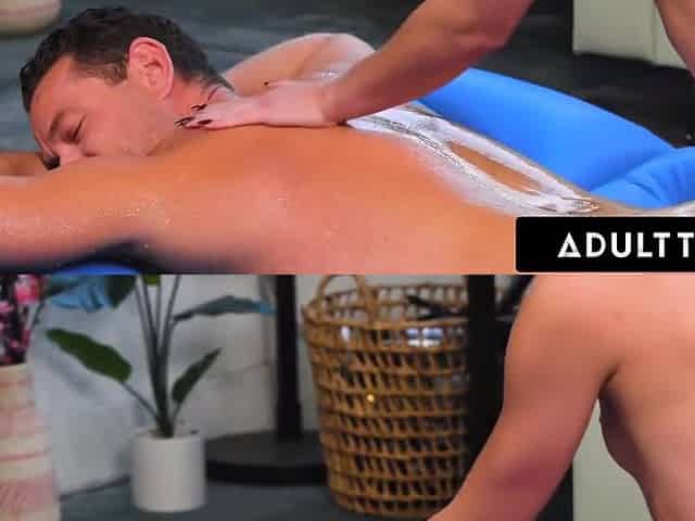 Andi Rose And Brad Newman In Sexy Masseuse Dazzles Big Dick Client With Slippery Sex!