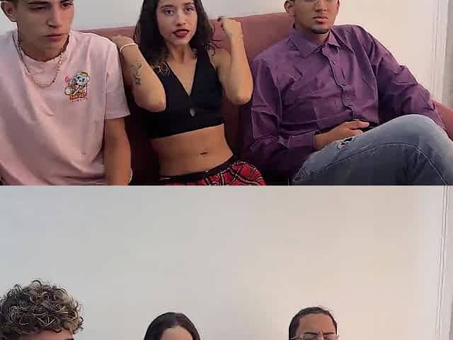 Family video afternoon ends in DP for BRITANNYSEXXX.