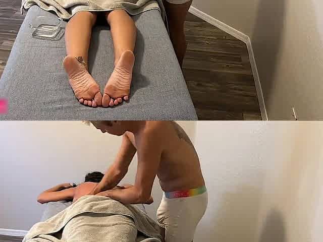 Married Woman Tempted by Sexy Massage Therapist