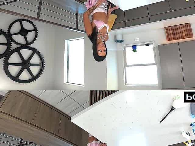 French Maid Uses Her Throat And Snatch To Clean Up Knob - Ricki Rose