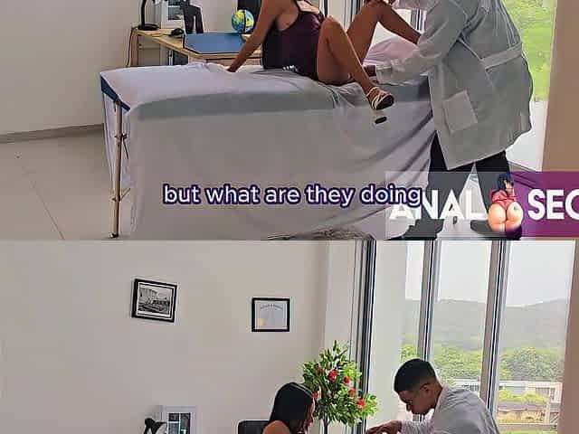 A PATIENT ARRIVES AT THE CLINIC FOR HER DP THERAPY, ANAL AND VAGINAL