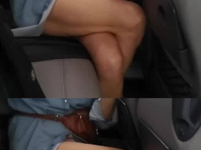 Public bus crossed legs orgasm