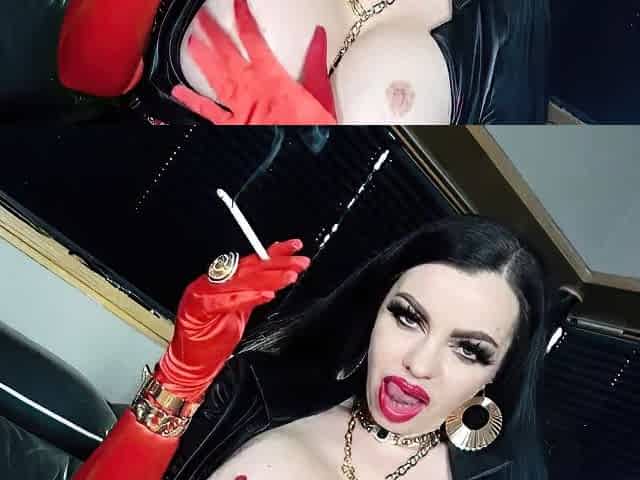 Anouschka Femme Fatale - Smoke In Red Satin Gloves