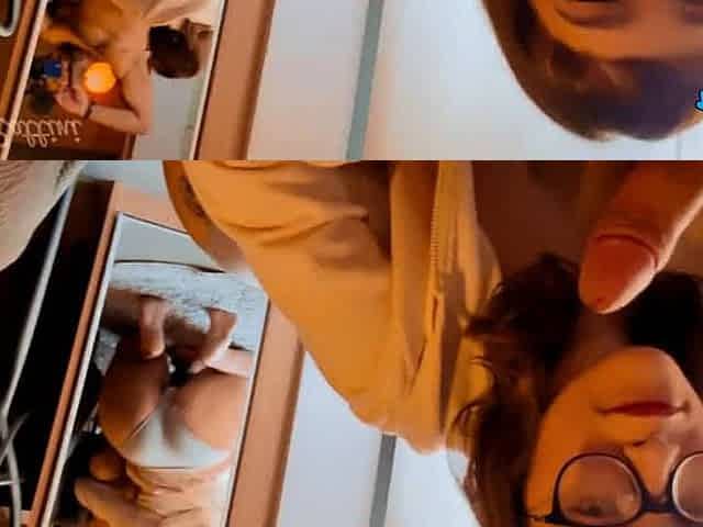 Gorgeous Big Boobs Teen Blowjob, TittyFuck and Handjob Ending