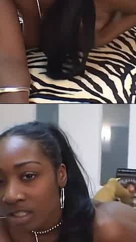 Black Girl's Dancing Tongue