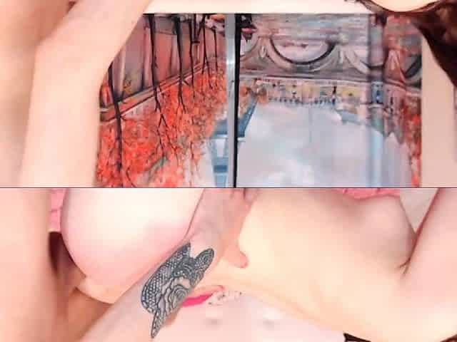 Small tit tan amateur gives a blowjob