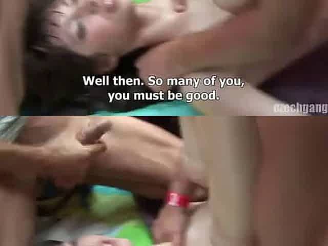 Czech gangbang 17 part 2