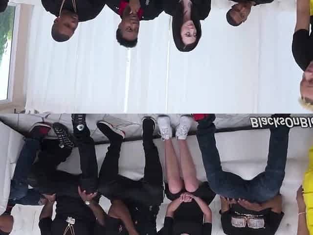 Jack Blaque, Corra Cox And Rico Strong In Paying With Her Body To 5 Big Black Cocked Movers