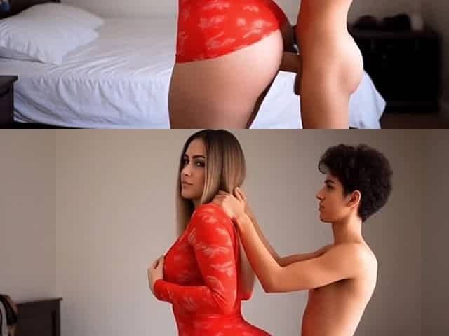 Stepmom seduces eighteen year old stepson (AI generated)