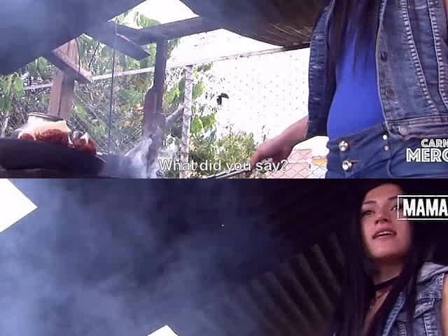 Hawt Latin babe Lola Puentes Facialized After Steamy Screw with Stranger - CARNE DEL MERCADO