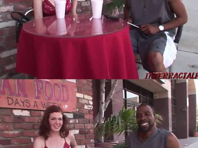 Redhead Mama plowed by large ebony wang