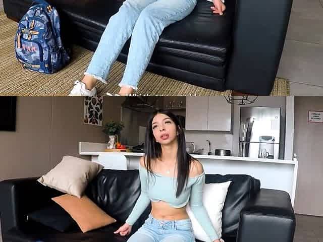 Latina Teen Gets Anal Fucked Doggystyle