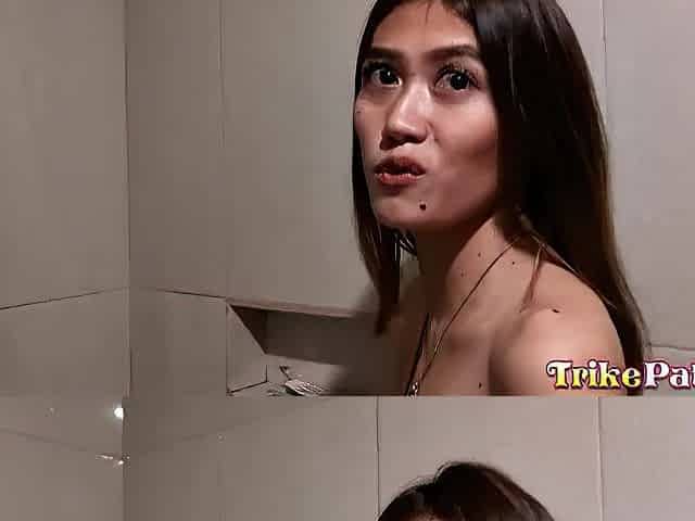 TrikePatrol Slim Oriental Teen Tries White Foreign Rod