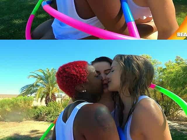 We Live Together - Slip Slidy Triple Wet Pussy Pleasures 1 - Octavia Red
