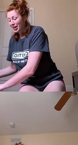 Amateur blondie solo anal masturbation