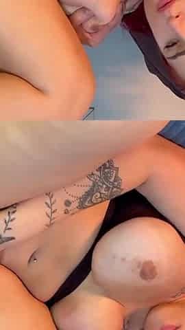 Male Breaks Busty Redhead's Ass - Anal & Facial