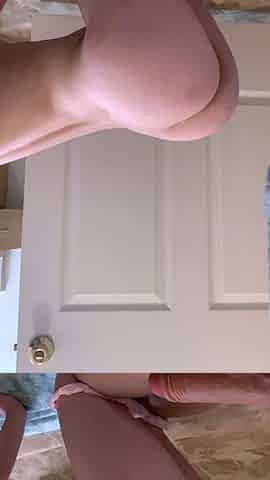 Amateur redhead poses and masturbates with toys