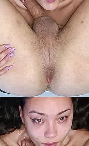 Big Man Crushing and Fucking Layla's Face with His Big Cock