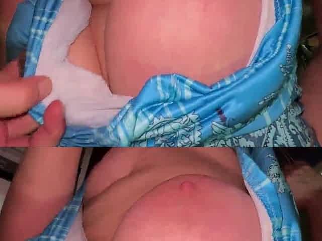 An experienced housewife with large old bazookas and an booty had anal-act of love