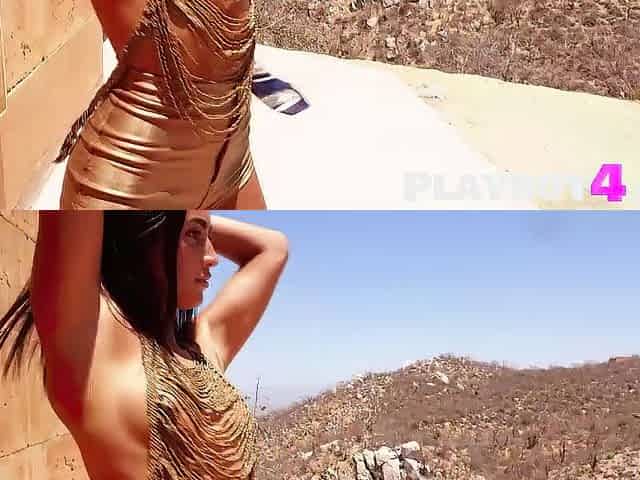 Hawt tiny melons mother I'd like to fuck nude hawt body and posed in nature's garb after striptease