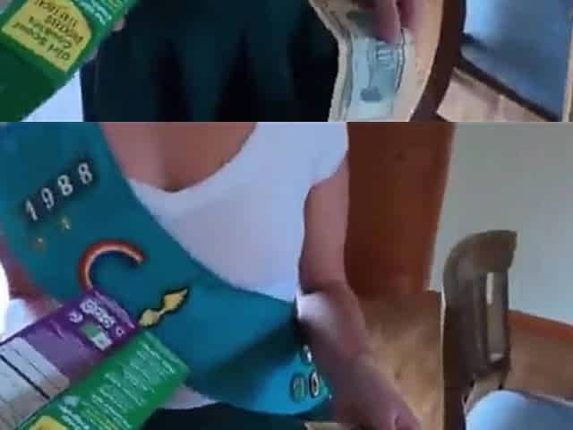 Role-playing Wife Becomes a Girl Scout for Her Neighbor Husband and Fucks Like a Teen