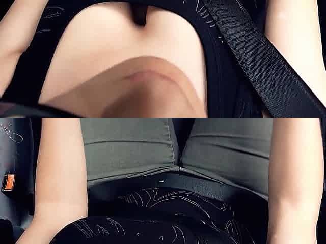 Boobdrive. Driving Cleavage.
