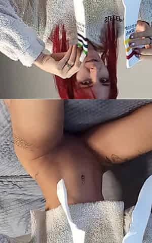 Dirty Step Sister Bought Socks Special to Tease My Dick
