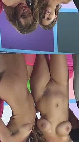Busty pornstars getting tit fucked and jerking hard dick