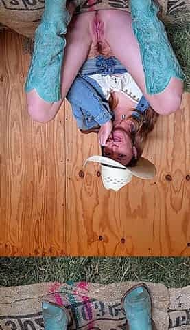 Redhead Begs You to Breed Her in Barn Squirting Everywhere