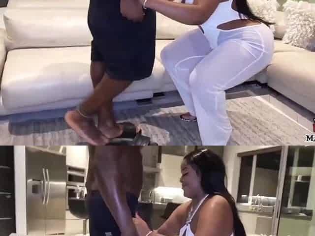 Big ass ebony MILF incredible sex clip