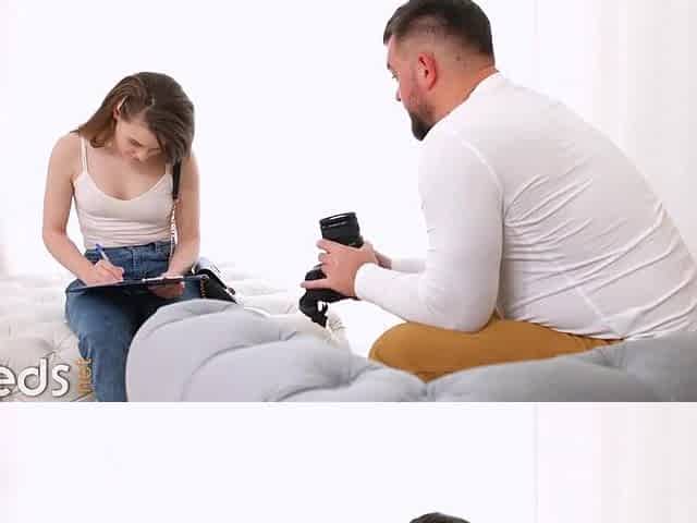 Handsome Agent Assfucks Adorable Newcomer At Porn Audition