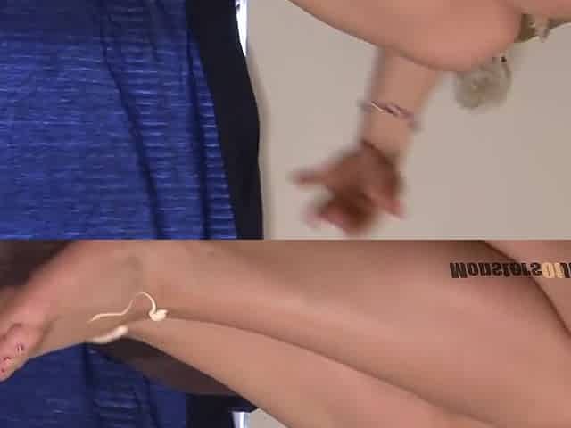 Raina Fox - Raina Strokes Off Big Cock With Her Sexy Feet