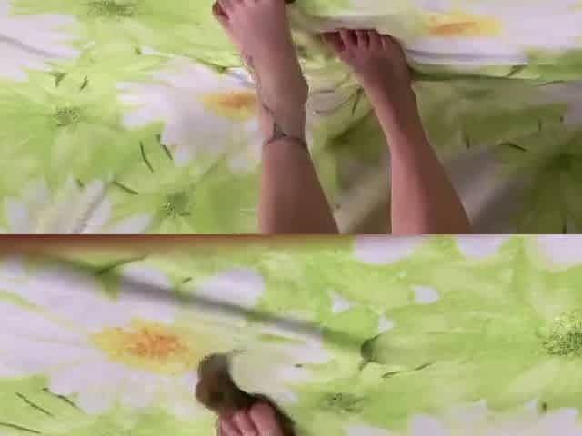 Blowing Up Banana - Double Fetish - Food and Feet Fetish from Nataly Cors